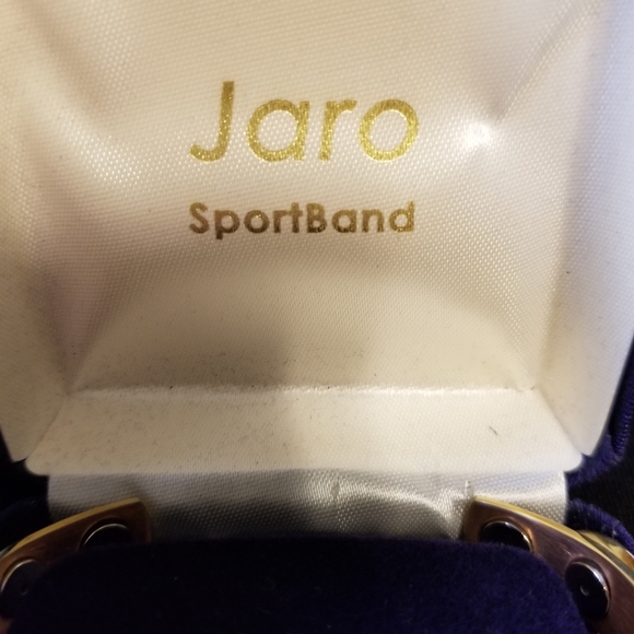 Jaro Genuine Copper 24k Gold Plated Copper Magnetic Sportband NIB - Picture 6 of 8
